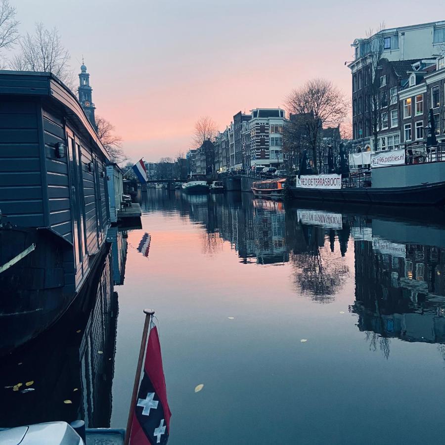 Houseboat Bonnie Panzió Amszterdam Kültér fotó